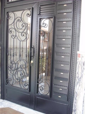 Ferforje lüx Apartman Kapısı 0008